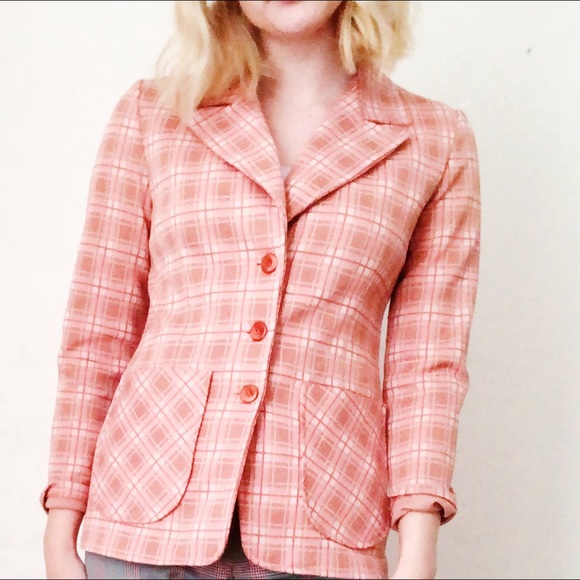 60s Vintage Pink Blazer - Picture 7 of 13